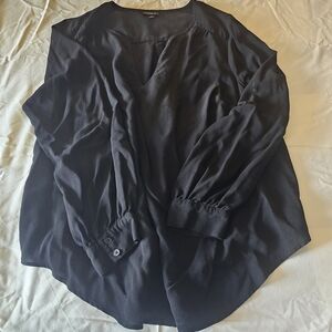 Torrid Black Harper Blouse